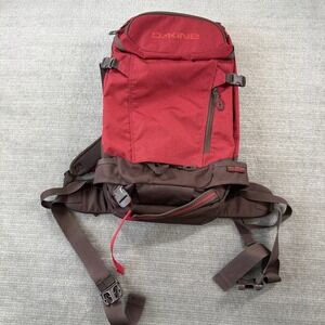 Dakine Heli Pro Ski Backpack 24L Burgundy Brown Backcountry Skiing Snowboard